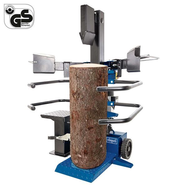 Scheppach Compact 8T Vertical Log Splitter, 3150W, 7.95t Hydraulic Force